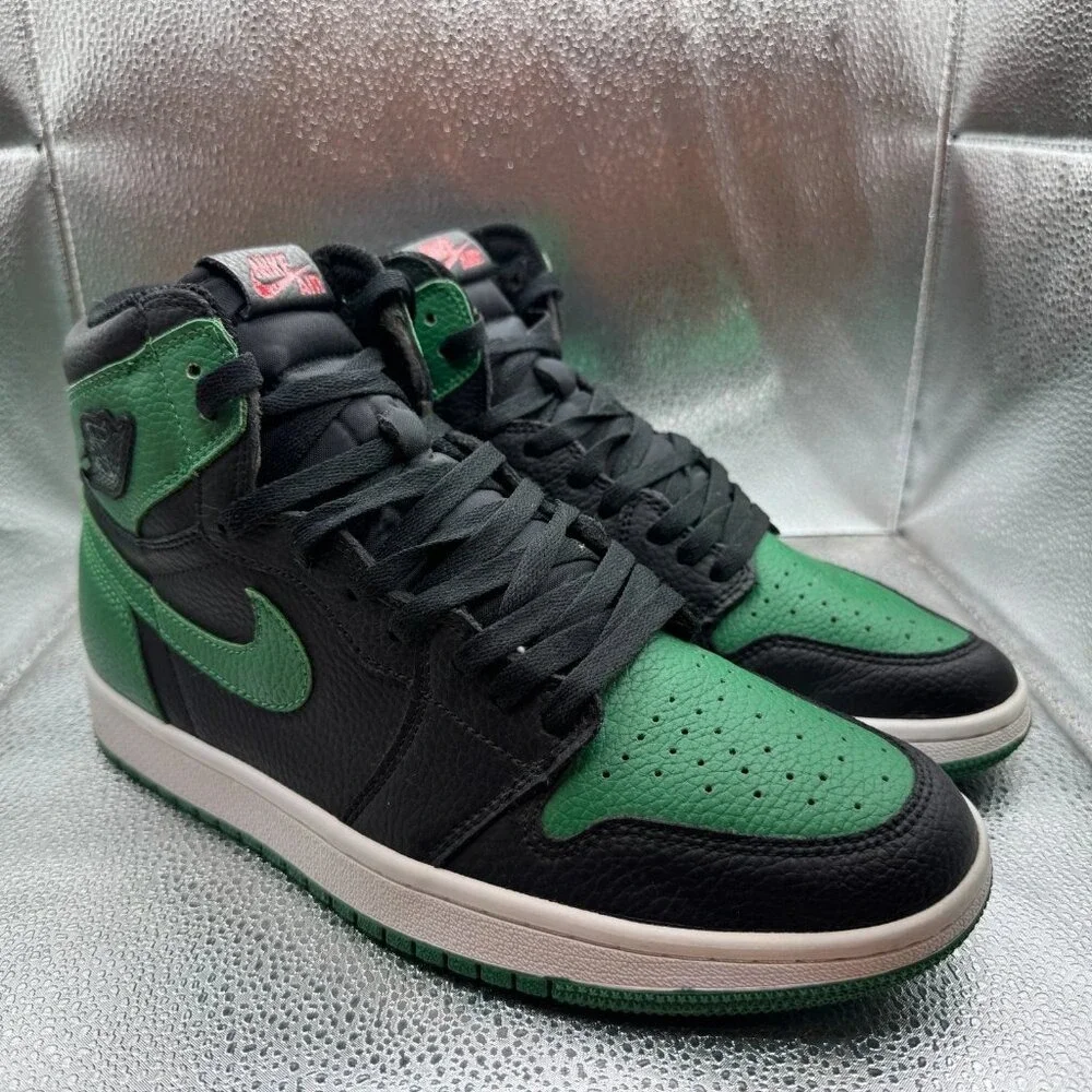 Size 10 Air Jordan 1 Retro OG High Pine Green 2.0 Mens Sneaker Shoe 555088-030